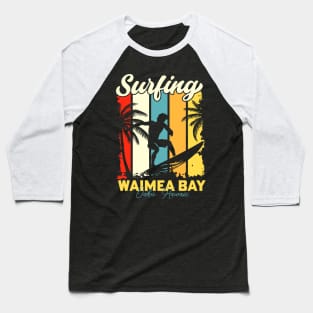 Surfing | Waimea Bay, Oahu, Hawaii Baseball T-Shirt